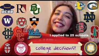 COLLEGE DECISION REACTIONS 2024  privates ivies ucs csus [upl. by Akciret]