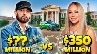 Eminem vs Mariah Luxury Lifestyle Battle [upl. by Eiramana52]