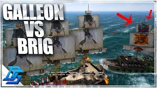 PVP SHIP BATTLE GALLEON VS BRIG  Atlas Gameplay Part 44 [upl. by Gillman]