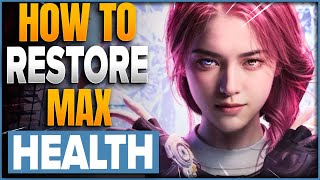 How To Restore Max Health In Once Human [upl. by Llerot]