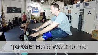 quotJORGEquot CrossFit Hero WOD Demo  1317 Rx [upl. by Aneres992]