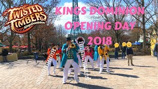 Coaster Idiots Go To Kings Dominion Opening Day 32418 [upl. by Switzer918]