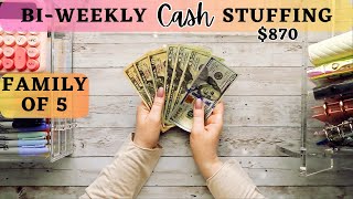 BiWeekly Cash Stuffing  March 2024  Cash Envelope Budgeting [upl. by Meras]