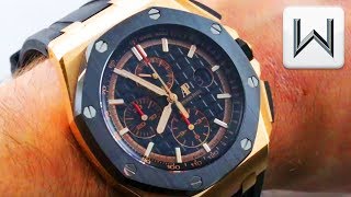 Audemars Piguet Royal Oak Offshore Chronograph 44mm 26401ROOOA002CA02 Luxury Watch Review [upl. by Yekcor]