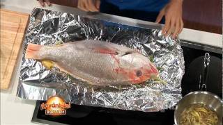 Las Recetas De Telemundo  Pescado entero en Papillote 2  Telemundo [upl. by Searby]