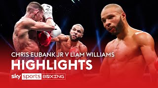 FOUR knockdowns amp a showboat finish ✨ Chris Eubank Jr vs Liam Williams  Highlights [upl. by Assilav]