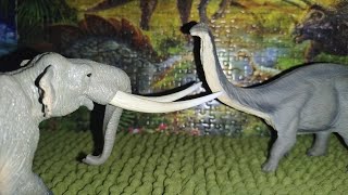 Apatosaurus VS Stegodon [upl. by Atnamas]