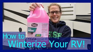 HOW TO WINTERIZE YOUR RV  Air Compressor and Inline Antifreeze Methods  RV Winterization [upl. by Lev]