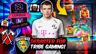 DESASTER FÜR TRIBE GAMING gegen Team Queso  TNT am Limit  Clash Royale Deutsch [upl. by Roobbie167]