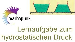 Lernaufgabe zum hydrostatischen Druck [upl. by Odella326]