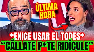 💥BOMBAZO ¡RISTO MEJIDE ESTALLA y RIDICULIZA a IRENE MONTERO al EXIGIRLE que UTILICE el quotTODESquot [upl. by Ynnohj]