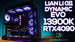 Lian Li O11 Dynamic Evo w i913900k  RTX 4090 Custom PC Build [upl. by Obmar683]