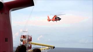 Dramatic Coast Guard Rescue from Carnival Sensation Ship [upl. by Doley]