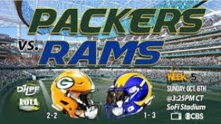 Packers vs Rams week 5 live reaction play by [upl. by Brandice229]