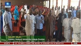 Salary Delay SSANU Federal university Lokoja Protest [upl. by Elahcim654]