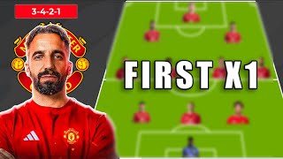 Rúben Amorim PICKS His Starting XI for Man United in the EPL 202425 – Who Made the Cut [upl. by Yi]