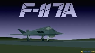 F117 A  Stealth Fighter 2 gameplay PC Game 1991 [upl. by Cyprio]