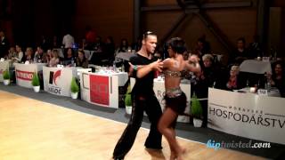 Andrey Zaytsev  Elizaveta Cherevichnaya Brno Open 2014 WDSF PD latin semifinal  samba [upl. by Emanuela]