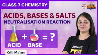 Acids Bases and Salts  Neutralsation Reaction  Class 7  Science  BYJUS [upl. by Anivol23]