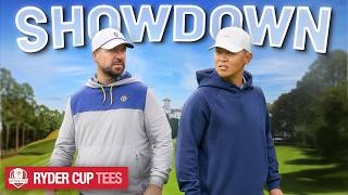 Peter Finch vs Luke Kwon at AWESOME Ryder Cup Course 9 Hole Match [upl. by Friedlander]