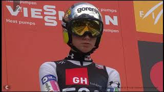 Cene Prevc zadnji skok last jump Planica 2023 c rtvslosi [upl. by Suki]