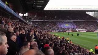 Chelsea fans sing at start of Villa away [upl. by Karry]