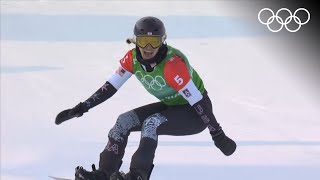 Redemption for Lindsey Jacobellis  Snowboard Beijing 2022  Womens Cross Highlights [upl. by Four]