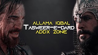 Ertugrul X Osman X Malikshah  Allama Iqbal  TasveereDard  Addx zone [upl. by Qulllon]