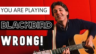 How Does Paul McCartney Actually Play Blackbird [upl. by Izogn704]