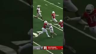 Rutgers fumblerooski vs 1 Ohio State [upl. by Daggna]