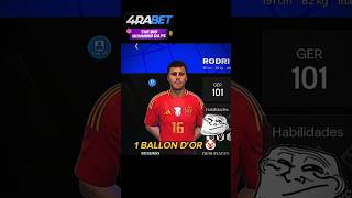 Rodri 1 Ballon dOr 🤡 eafcmobile fifa football fifamobile eafc24 shorts [upl. by Niamrej986]