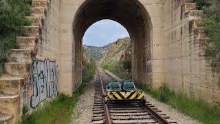 Railcart ride through Tecate Mexico [upl. by Drofwarc5]