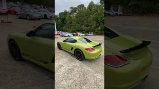 Porsche Cayman R Peridot Green porsche cayman peridot car automobile [upl. by Pavkovic]