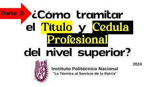 ¿COMO TRAMITAR LA CEDULA PROFESIONAL DIGITAL [upl. by Yemaj]