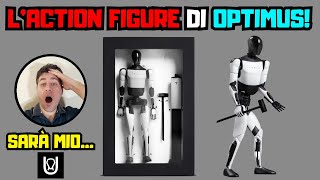 Il modellino di Optimus  È Uscita lAction Figure del Robot Umanoide di Tesla [upl. by Aihtebat]