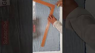 Sadri Cutting Tutorial Asan Tarike Se Seekhein fashion shortsvideo tailoringtips bandi [upl. by Airakaz762]