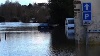 Vendée le centre de TalmontSaintHilaire inondé [upl. by Roldan]