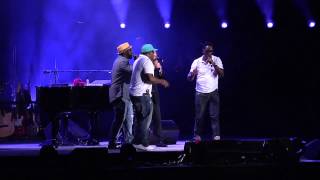 Billy Joel amp Boyz II Men  The Longest Time Live At Citizens Bank Park  August 2 2014 [upl. by Anaujahs32]