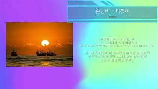 손담비  미쳤어 Lyrics [upl. by Aikram]