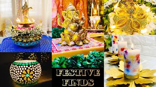 Amazon Festive Finds😍  Best pooja and festive decor items [upl. by Aivata]