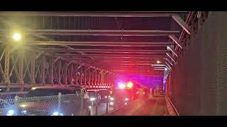 Hatzolah Ambulance Responding On The Brooklyn Bridge In Manhattan New York City [upl. by Stephannie30]