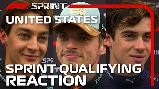 Drivers React After Sprint Qualifying  2024 United States Grand Prix [upl. by Ymmac]