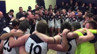 Nar Nar Goon song after win over Warragul Industrials 6 September 2015 [upl. by Yrohcaz]