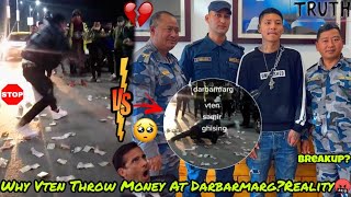 VTEN Viral Darbarmarg Kanda🥺Reality Samir GhisingCaught By PoliceBreakupVten Throw Money On Road [upl. by Upali]