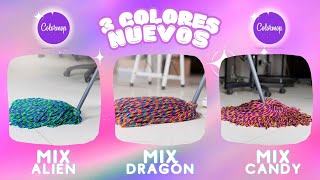 3 COLORES NUEVOS  TRAPEADOR MICROFIBRA ESPAÑOLA COLOR MOP AHORA 300g Y BASTÓN 140m [upl. by Nnyleimaj542]