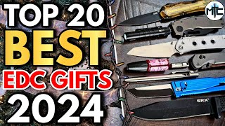 The TOP 20 BEST EDC Knife amp Gear Gift Ideas For Christmas 2024 Metal Complex Guide [upl. by Atsahc]