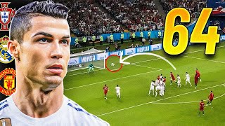 Todos los goles legendarios de Cristiano Ronaldo con tiros libres ⚽🔥 [upl. by Parrie]