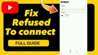 How to Fix Refused To connect on YouTube [upl. by Analah]