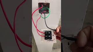 BEL Pushp switch wiringelectrical wiring electricalinstallation work knoledge viralvideos [upl. by Crissy462]