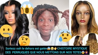 Sortezz ooh le dehors est gatée😱😭👉ATTENTION AUX PERRUQUE QUE NOUS METTONS SUR NOS TETES😰🙆‍♀️ [upl. by Macguiness]